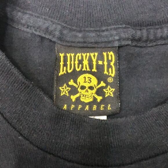 Lucky 13 “Psycho Kid” Skull T-Shirt Size X-Large Made in USA - Picture 4 of 7